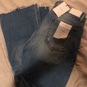 Happy Hidden cropped Flair jeans